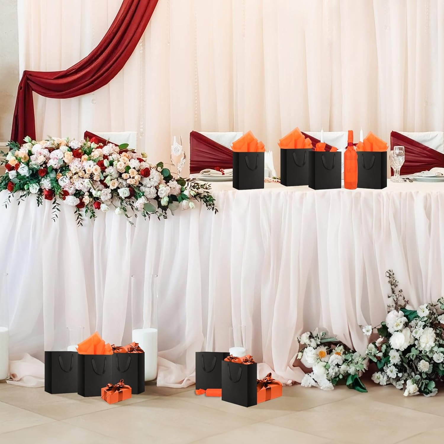 Bolsas de Papel Negro 30 PCS Bolsas de Papel Negro 30 PCS